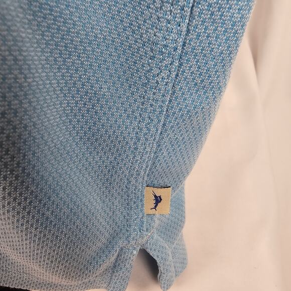 Tommy Bahama Blue Polo Shirt XXL TENCEL Modal Blend Made in Vietnam - Picture 3 of 5